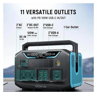 MOKiN Portable Power Station | 300W 288Wh