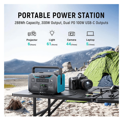 MOKiN Portable Power Station | 300W 288Wh