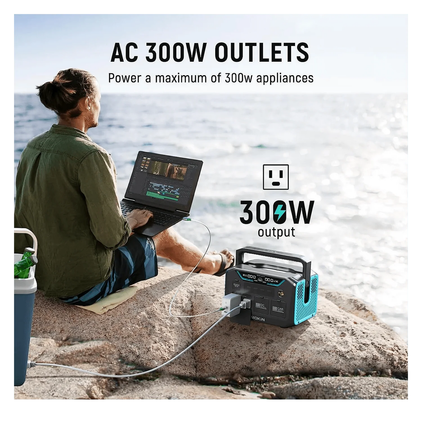 MOKiN Portable Power Station | 300W 288Wh