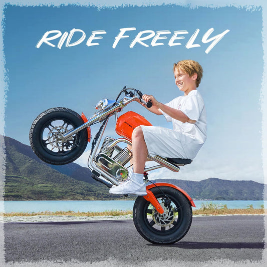 Motorbike 10Mph Electric Motorcycle for Teenagers with Bluetooth Speaker and APP - Discover 14 Plus