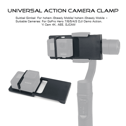Adaptador de placa de montaje para cámara de acción para cardán Hohem iSteady Mobile Plus