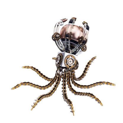 1060 قطعة من مجموعات نماذج الأخطبوط الميكانيكية Steampunk DIY مع مكبر صوت