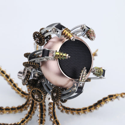 1060 قطعة من مجموعات نماذج الأخطبوط الميكانيكية Steampunk DIY مع مكبر صوت