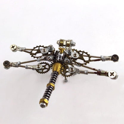 152Pcs 3D DIY Metal Mechanical Dragonfly Insect Puzzle Model Jigsaw