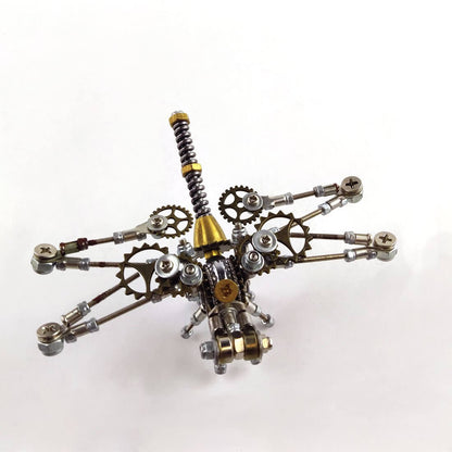 152Pcs 3D DIY Metal Mechanical Dragonfly Insect Puzzle Model Jigsaw