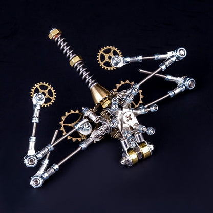 152Pcs 3D DIY Metal Mechanical Dragonfly Insect Puzzle Model Jigsaw