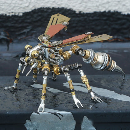 295Pcs Assembly Metal Mechanical 3D Wasp Insect Puzzle Model Adult