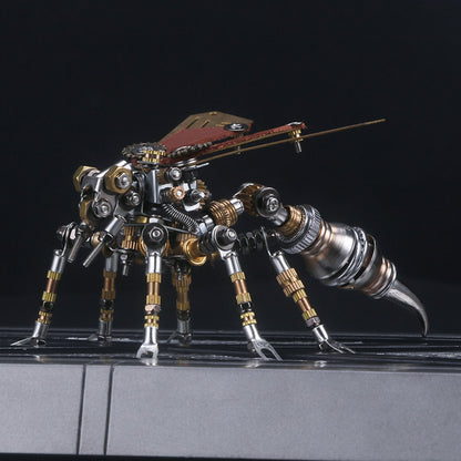295Pcs Assembly Metal Mechanical 3D Wasp Insect Puzzle Model Adult