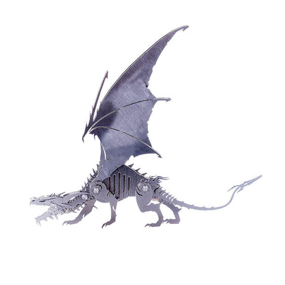 2pcs 3D Ice Dragon Flying Dragon DIY Assembled Metal Model Puzzle Toys