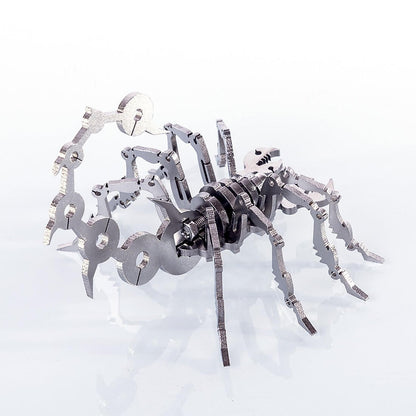2pcs Little Scorpion & Spider King DIY Stainless Steel Metal Puzzle Model