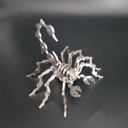 2pcs Little Scorpion & Spider King DIY Stainless Steel Metal Puzzle Model