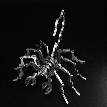 2pcs Little Scorpion & Spider King DIY Stainless Steel Metal Puzzle Model