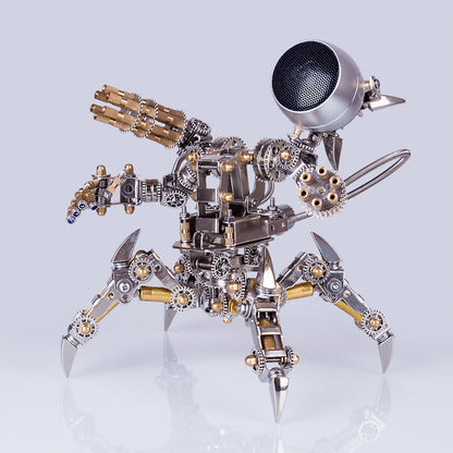 313Pcs Assembly 3D Puzzle Model Magnetic Chaser Hunter Mecha Model Bluetooth Speakers