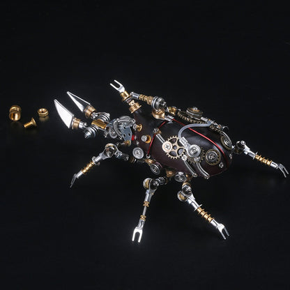 324Pcs Metal 3D DIY Mechanical Assembly Trypoxylus Dichotomus Insect Model