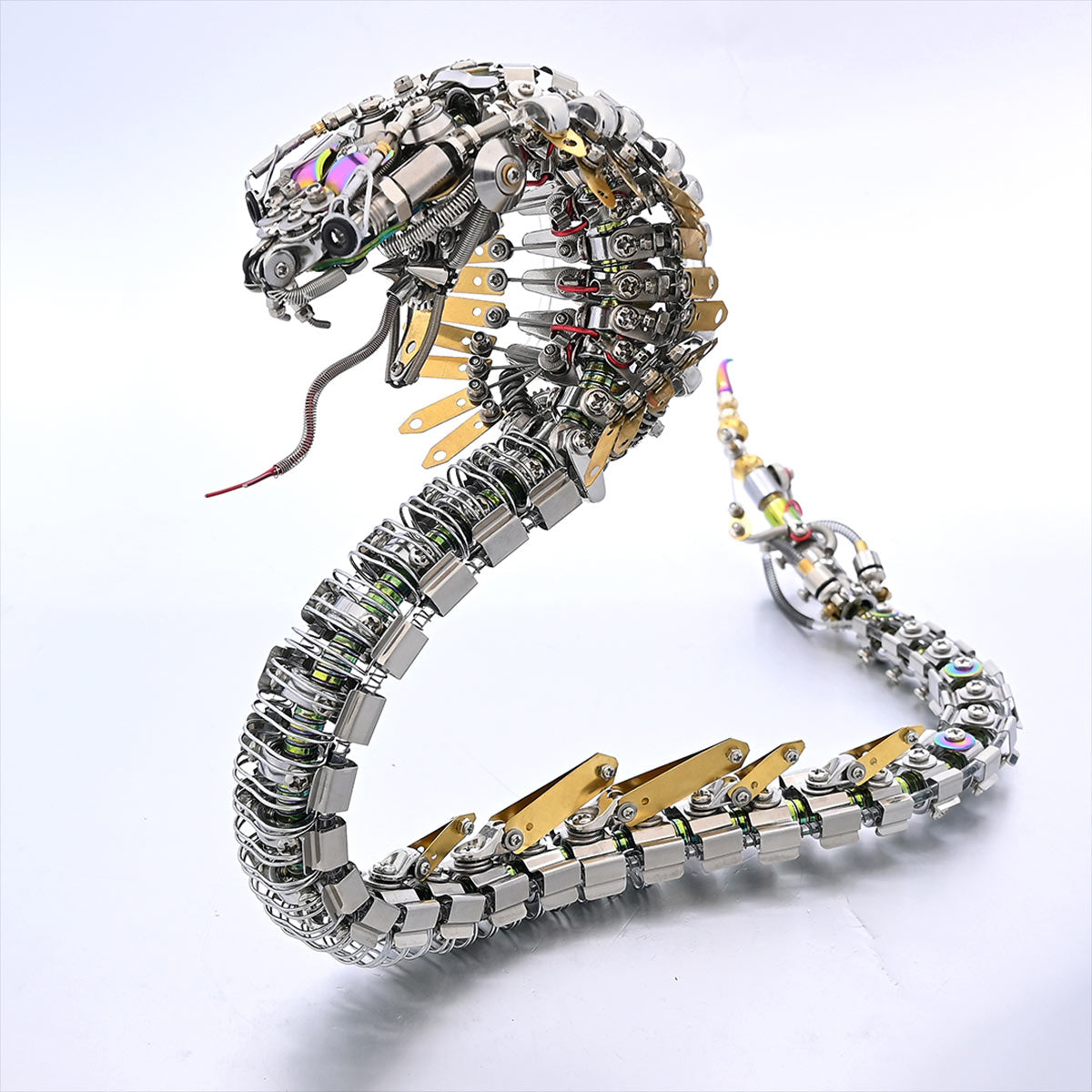 مجموعة نموذج ثعبان ميكانيكي معدني ثلاثي الأبعاد من Legendary Serpent، 500 قطعة، متوفرة للطلب المسبق