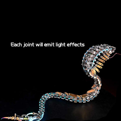 مجموعة نموذج ثعبان ميكانيكي معدني ثلاثي الأبعاد من Legendary Serpent، 500 قطعة، متوفرة للطلب المسبق