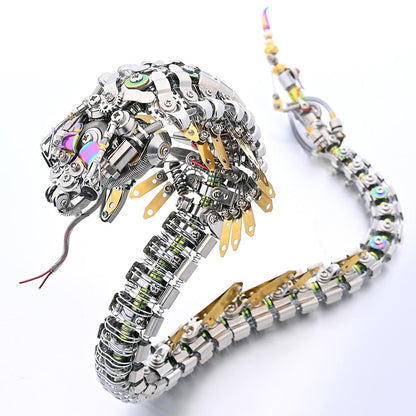 مجموعة نموذج ثعبان ميكانيكي معدني ثلاثي الأبعاد من Legendary Serpent، 500 قطعة، متوفرة للطلب المسبق