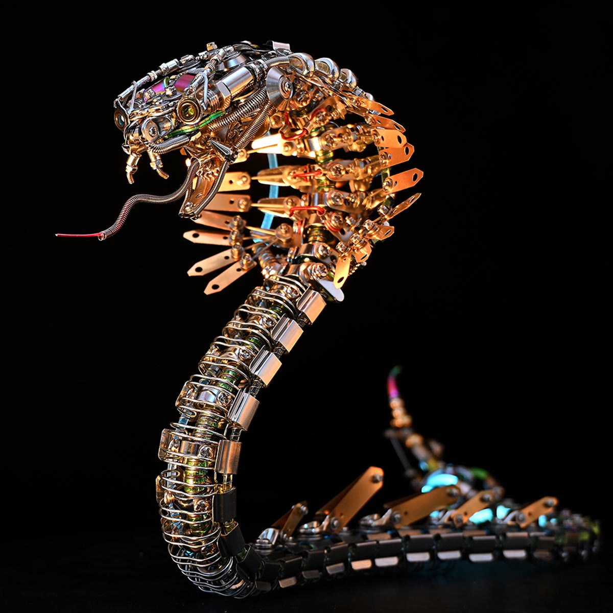 مجموعة نموذج ثعبان ميكانيكي معدني ثلاثي الأبعاد من Legendary Serpent، 500 قطعة، متوفرة للطلب المسبق