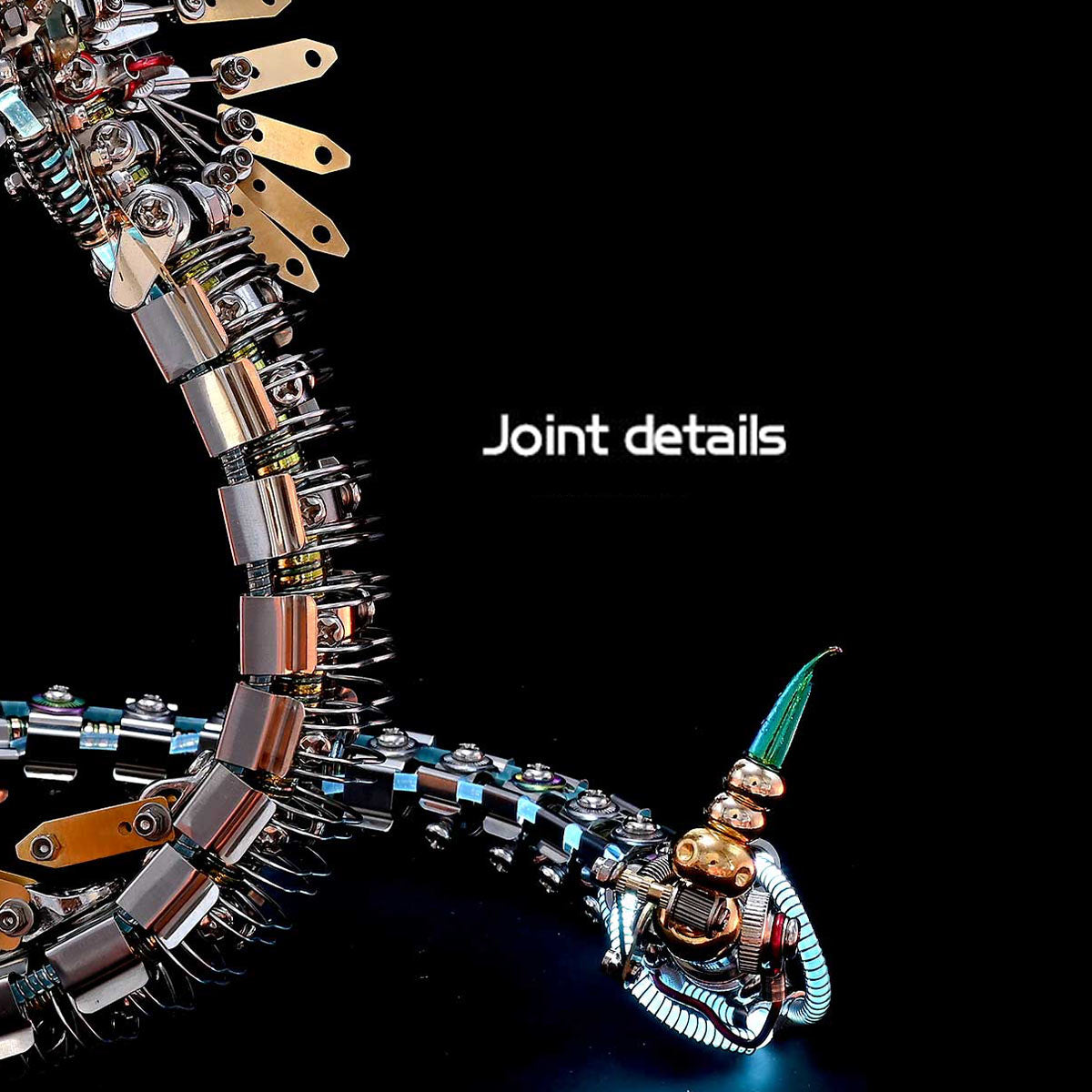 مجموعة نموذج ثعبان ميكانيكي معدني ثلاثي الأبعاد من Legendary Serpent، 500 قطعة، متوفرة للطلب المسبق