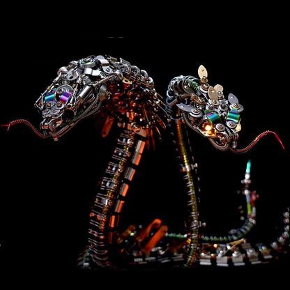 مجموعة نموذج ثعبان ميكانيكي معدني ثلاثي الأبعاد من Legendary Serpent، 500 قطعة، متوفرة للطلب المسبق