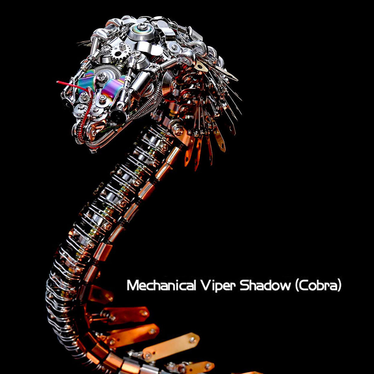 مجموعة نموذج ثعبان ميكانيكي معدني ثلاثي الأبعاد من Legendary Serpent، 500 قطعة، متوفرة للطلب المسبق
