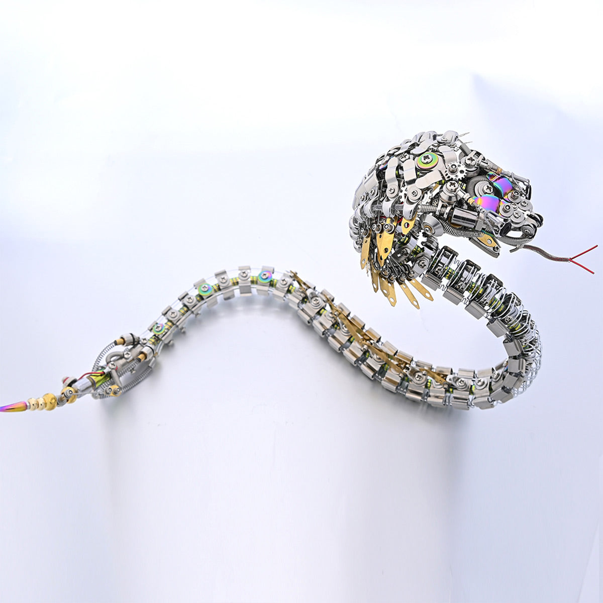 مجموعة نموذج ثعبان ميكانيكي معدني ثلاثي الأبعاد من Legendary Serpent، 500 قطعة، متوفرة للطلب المسبق