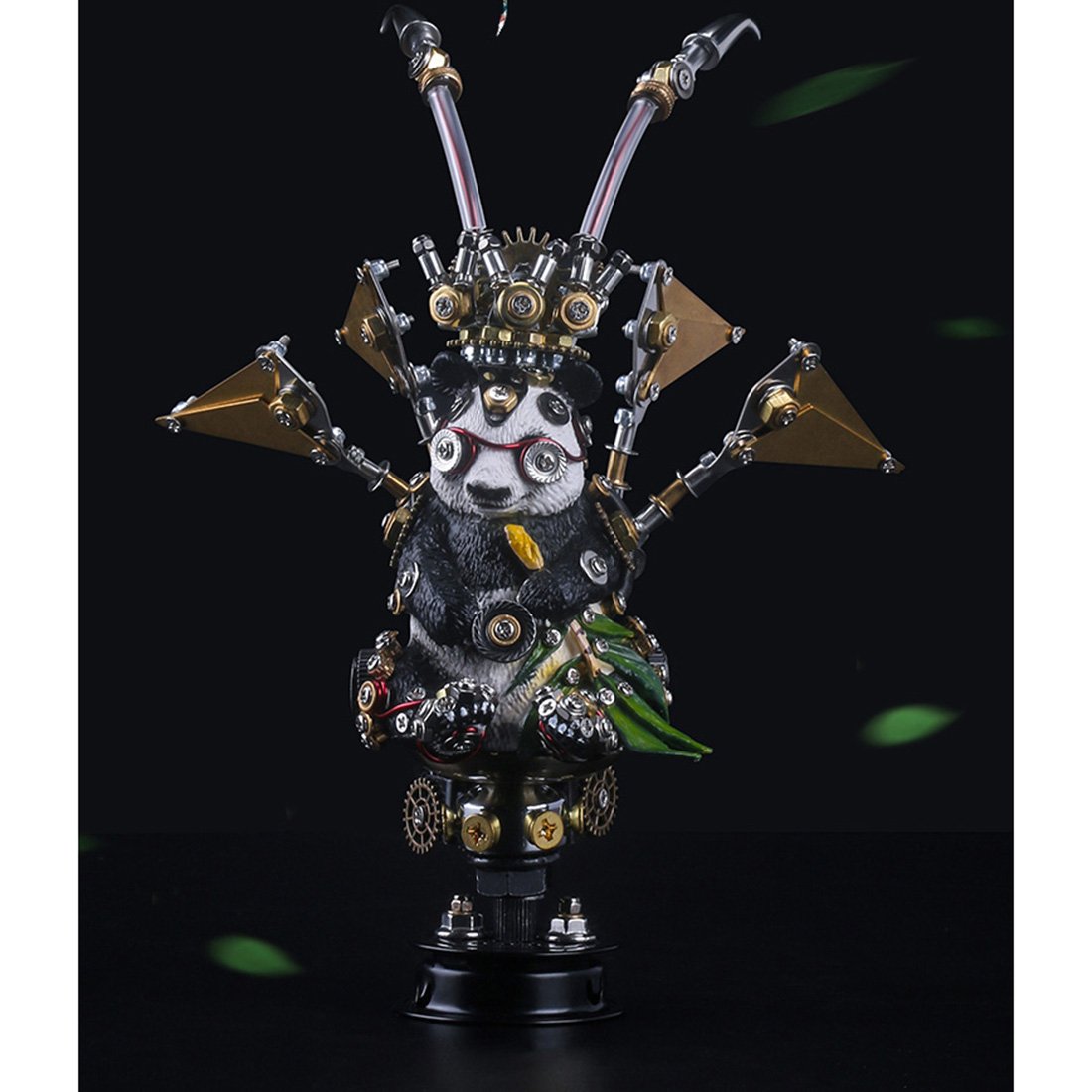 3Pcs Set DIY Metal Assembly Panda Series Model Kit for Home Collection Decor