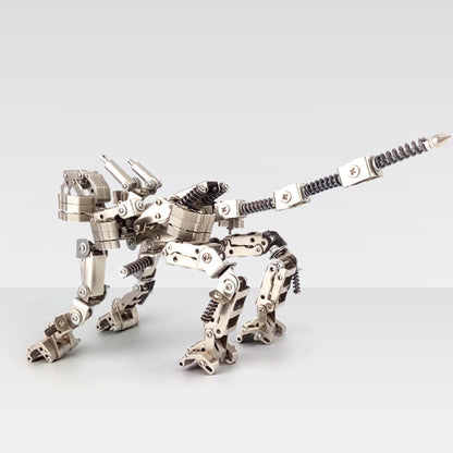 415Pcs 2in1 Metal Deformable Lion Mecha Puzzle Assembly Model Building Kit Age 14+