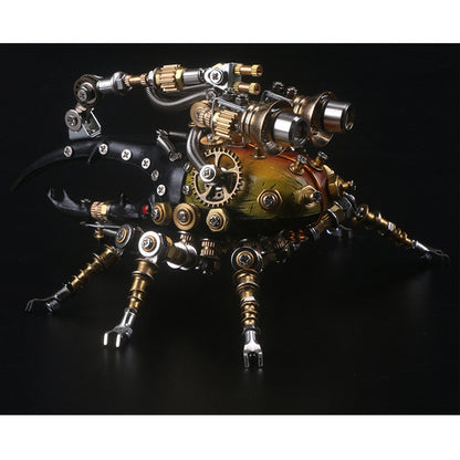 417Pcs Metal 3D DIY Mechanical Assembly Eastern Dynastes Tityus Insect Model Kit