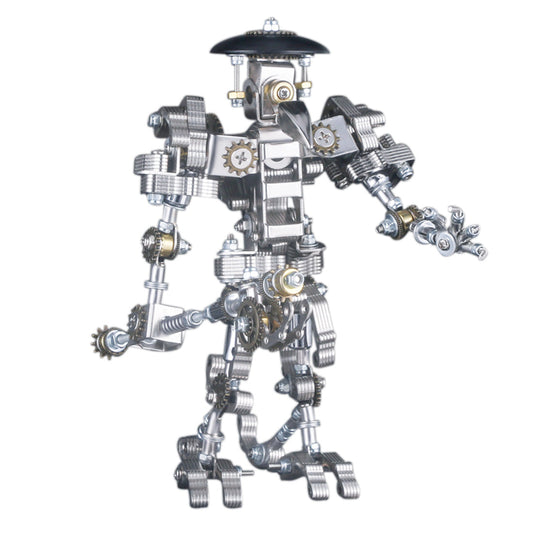 434Pcs Metal Woodpecker Priest Mecha Model Building Kit Assembly Phone Holder