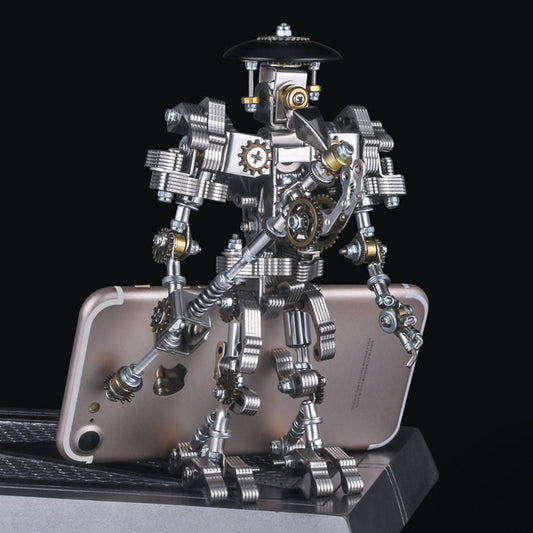 434Pcs Metal Woodpecker Priest Mecha Model Building Kit Assembly Phone Holder