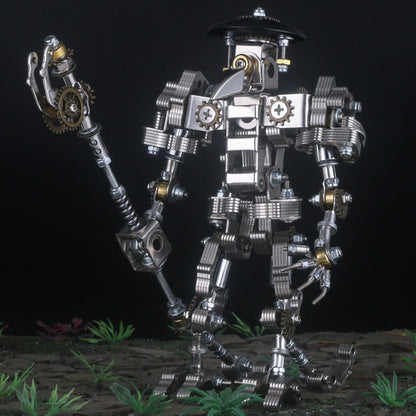 434Pcs Metal Woodpecker Priest Mecha Model Building Kit Assembly Phone Holder