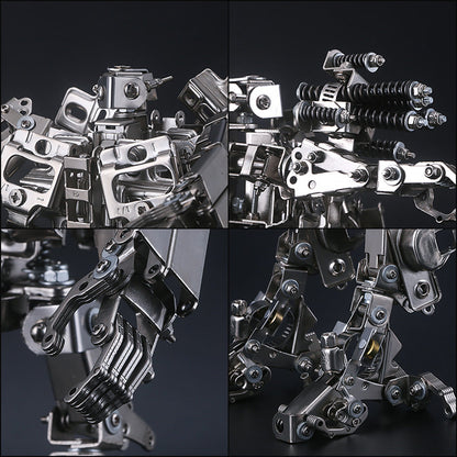 532Pcs Bee Robot Assembly Metal Big Fighting Mecha Soldier Puzzle Model Kit 3D Sculpture