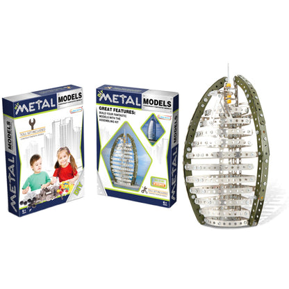 552Pcs 3D Metal Dubai hotel Model Building Kit