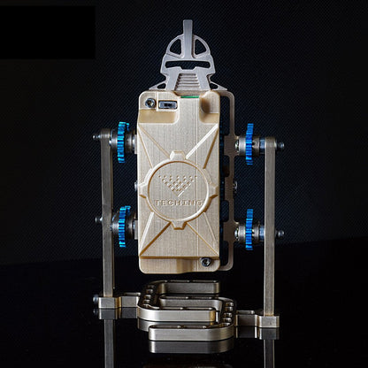 Teching 67pcs Metal Assembly Smart Controlled Pedestrian Walking Robot Model Toy for Adult