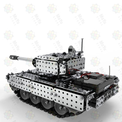 952Pcs DIY Assembly Metal  2.4G RC Tank Military Model Puzzle Toy