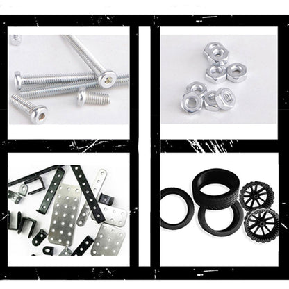 969Pcs Assembly DIY Stainless Steel 3D Puzzle  Tank Model Kit