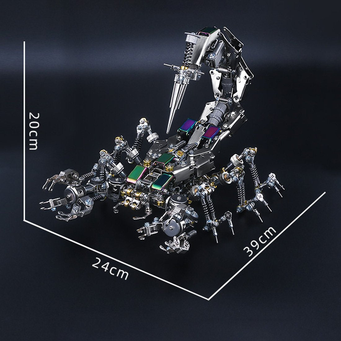 995pcs Metal Assembled Big 3D Scorpion Mecha GRINDER Model for Collection Gift Adult