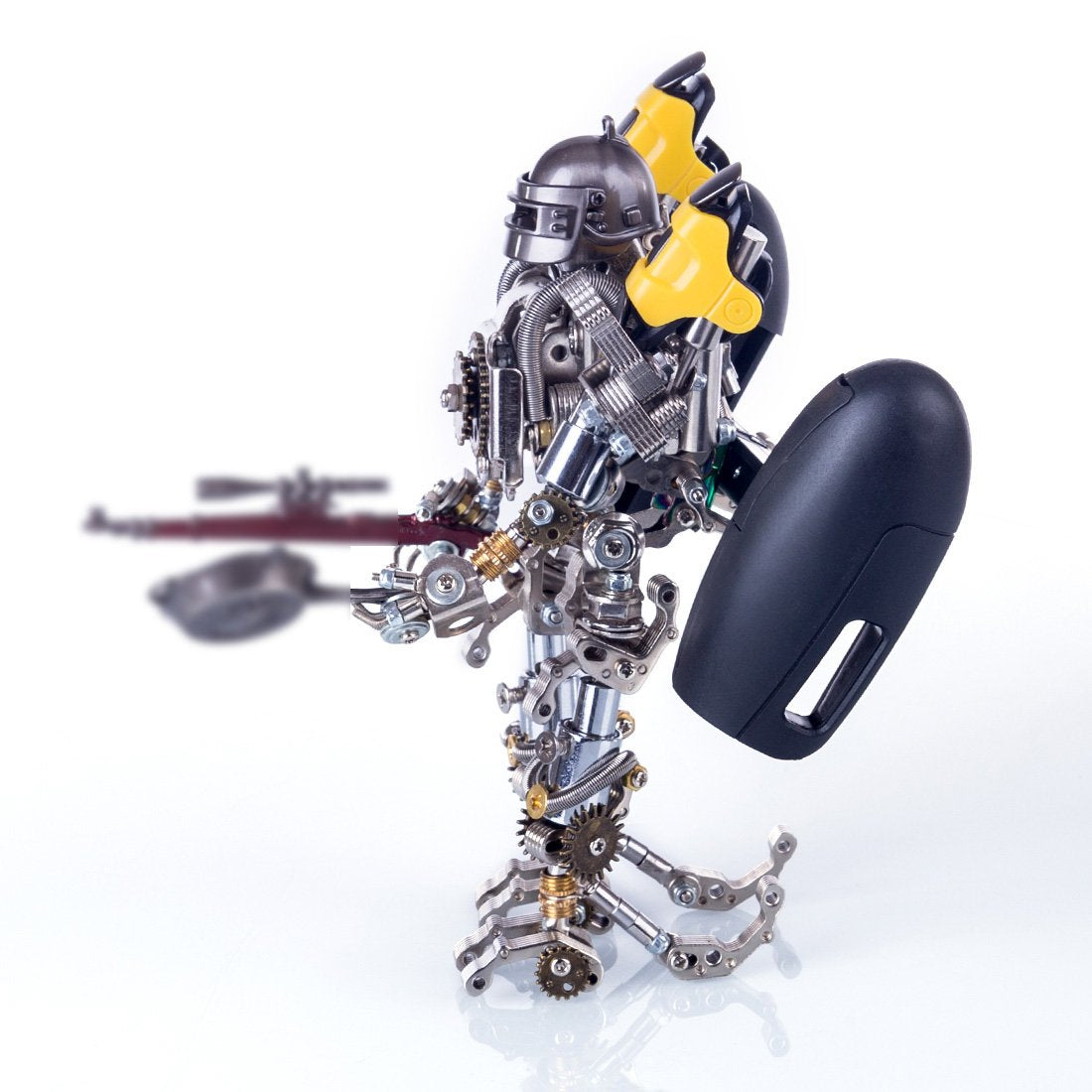 DIY 3D Assembly Metal Mechanical Soldier Robot Puzzle Model