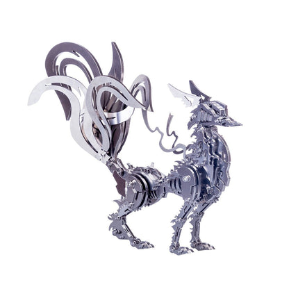 DIY 3D Metal Large Nine-tailed Fox Puzzle Model Assembly