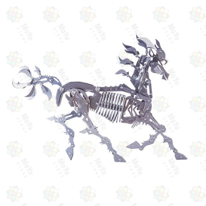 DIY 3D Stainless Steel Assembly Big Horse Model