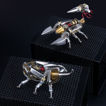 DIY Metal 3D Assembly Armor Scorpion Mecha Puzzle Model Kit