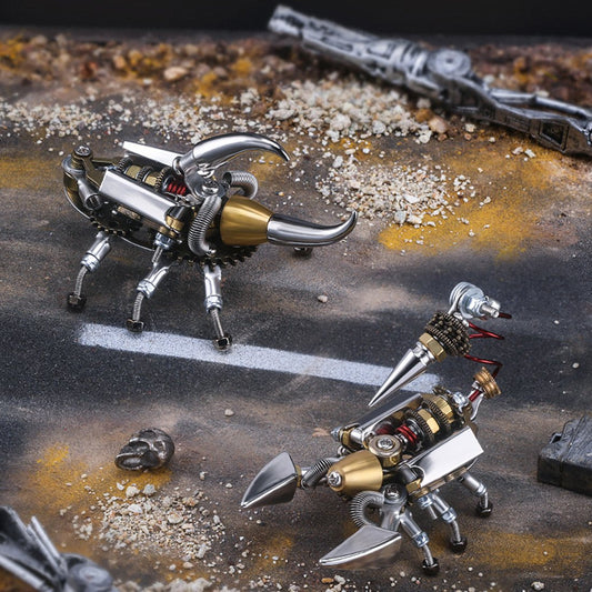 DIY Metal 3D Assembly Armor Scorpion Mecha Puzzle Model Kit