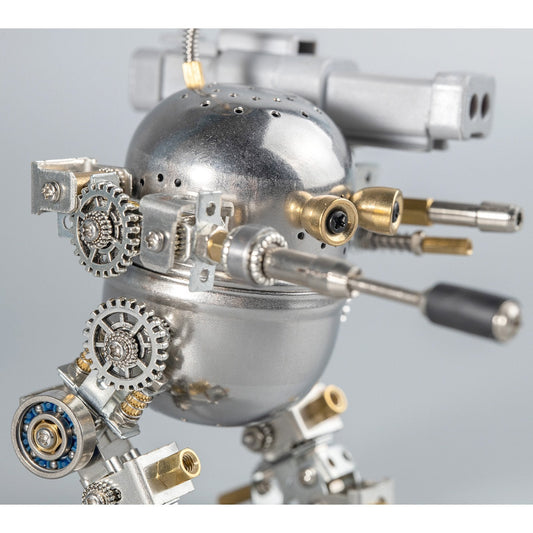 DIY Metal Mechanical Pocket Size Fight Mecha Puzzle Assembly Toy Model Kit