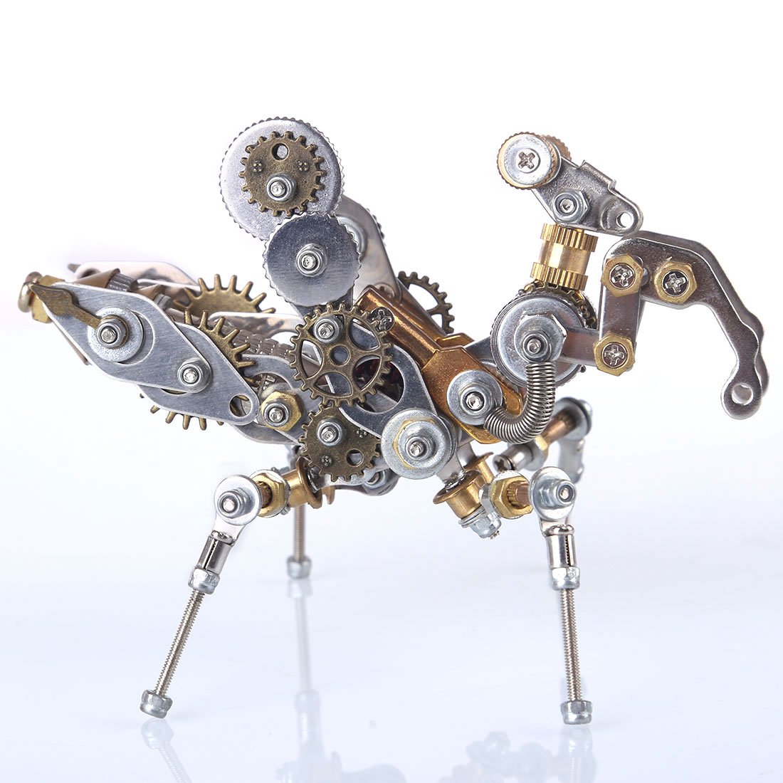DIY Metal Mechanical Prayer Mantis  Insect Puzzle 3D Assembly Model Kit