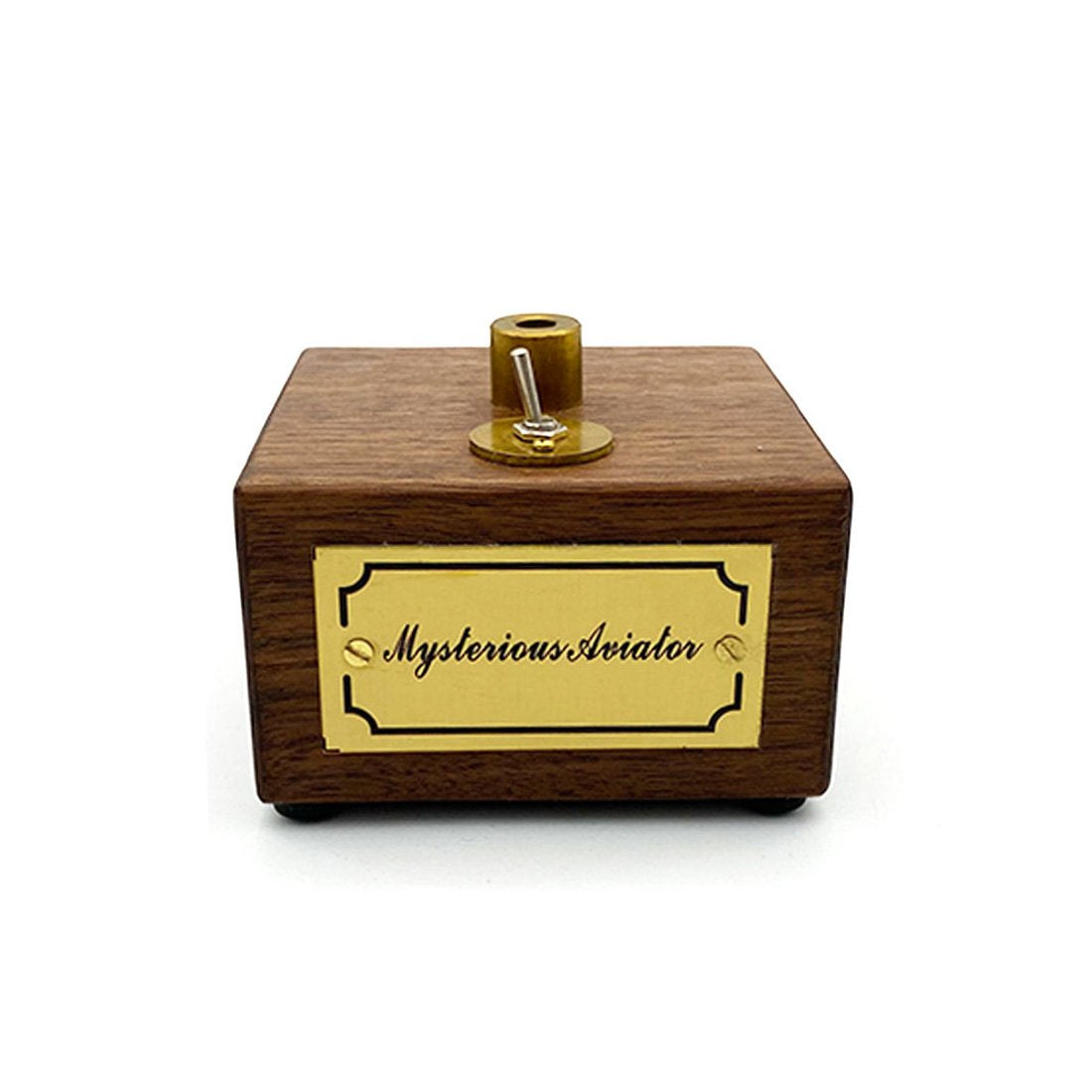 Rompecabezas mecánico dinámico coleccionable de libélula misteriosa de metal y madera en 3D.