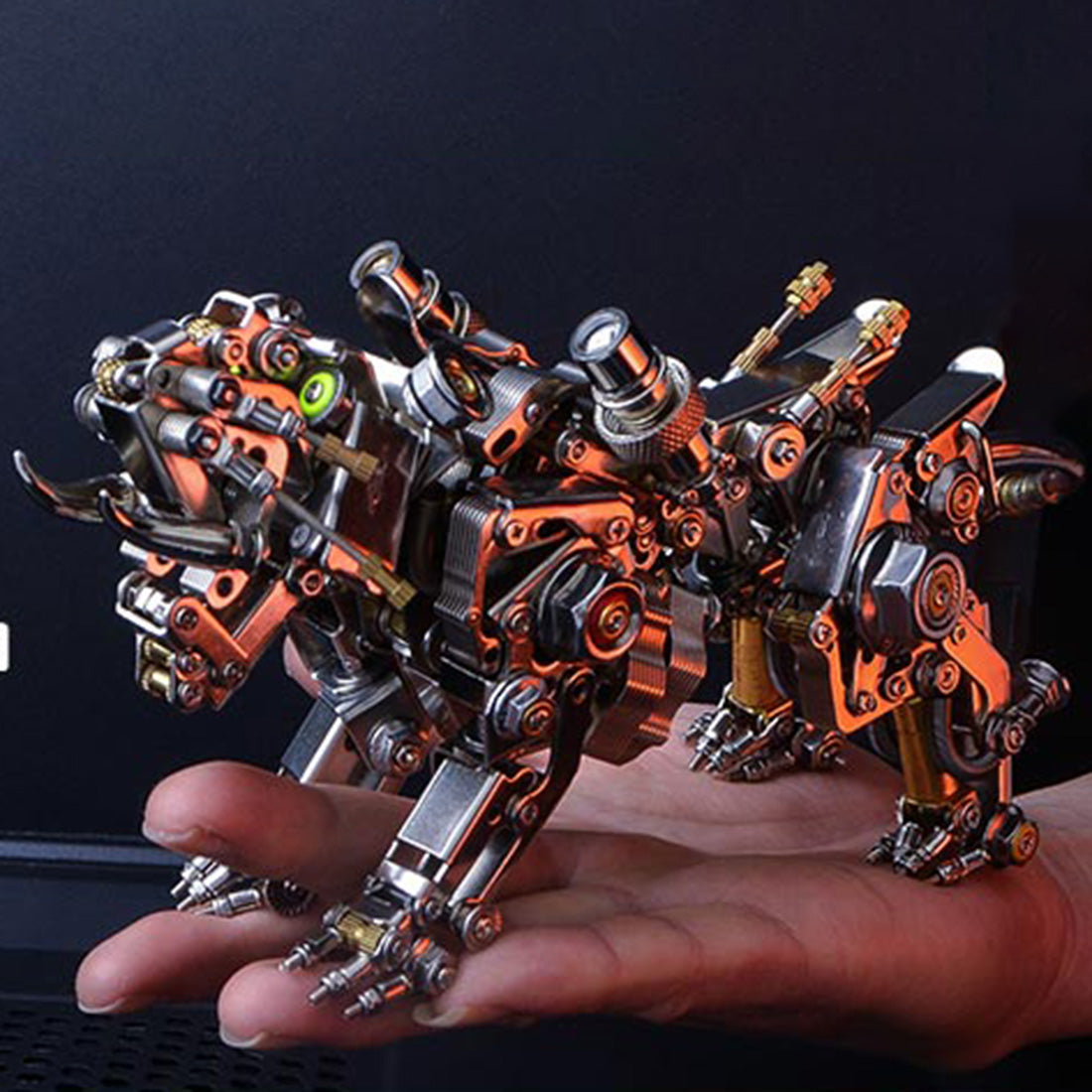 Extinct Smilodon Saber Tooth Tiger 650PCS+ 3D Metal Model Kits for Adults
