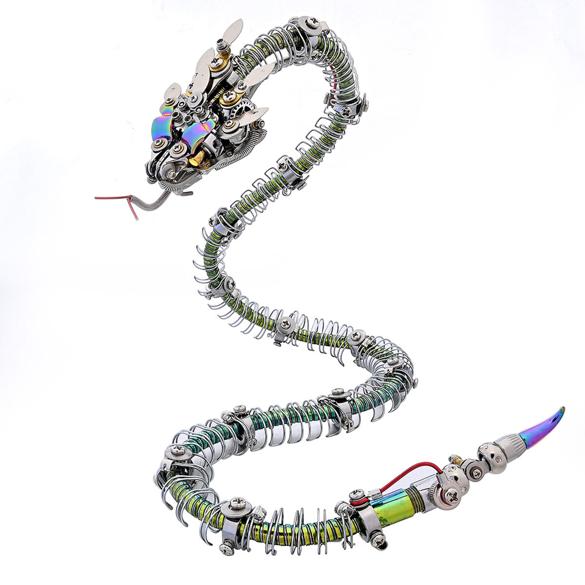 مجموعة نموذج ثعبان ميكانيكي معدني ثلاثي الأبعاد من Legendary Serpent، 500 قطعة، متوفرة للطلب المسبق