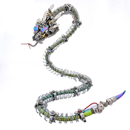 مجموعة نموذج ثعبان ميكانيكي معدني ثلاثي الأبعاد من Legendary Serpent، 500 قطعة، متوفرة للطلب المسبق