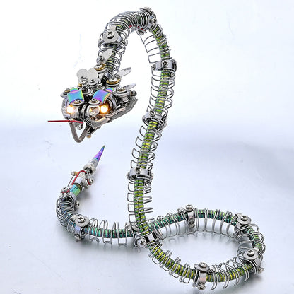 مجموعة نموذج ثعبان ميكانيكي معدني ثلاثي الأبعاد من Legendary Serpent، 500 قطعة، متوفرة للطلب المسبق